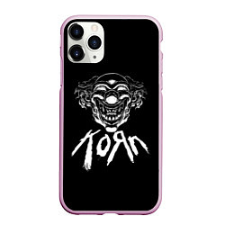 Чехол iPhone 11 Pro матовый KoЯn Korn клоун, цвет: 3D-розовый