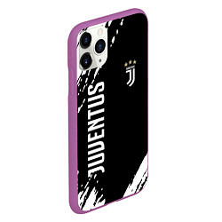 Чехол iPhone 11 Pro матовый Fc juventus фс ювентус, цвет: 3D-фиолетовый — фото 2