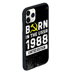 Чехол iPhone 11 Pro матовый Born In The USSR 1988 year Limited Edition, цвет: 3D-черный — фото 2