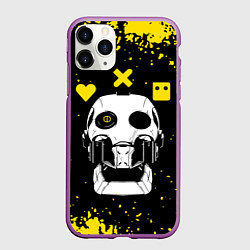 Чехол iPhone 11 Pro матовый Love Death and Robots Любовь Смерть и Роботы, цвет: 3D-фиолетовый