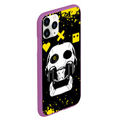 Чехол iPhone 11 Pro матовый Love Death and Robots Любовь Смерть и Роботы, цвет: 3D-фиолетовый — фото 2