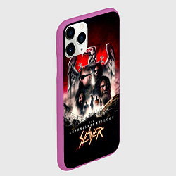 Чехол iPhone 11 Pro матовый Slayer: The Repentless Killogy, цвет: 3D-фиолетовый — фото 2
