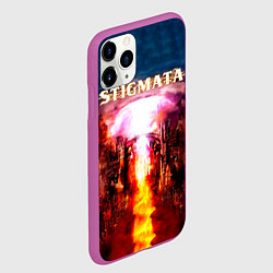 Чехол iPhone 11 Pro матовый Stigmata альбом, цвет: 3D-фиолетовый — фото 2