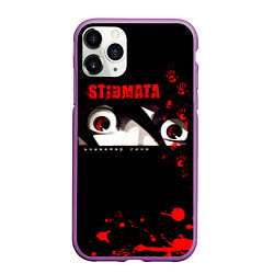 Чехол iPhone 11 Pro матовый Конвейер снов - Stigmata, цвет: 3D-фиолетовый