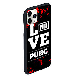 Чехол iPhone 11 Pro матовый PUBG Love Классика, цвет: 3D-черный — фото 2