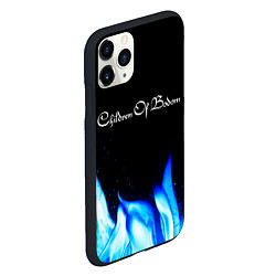 Чехол iPhone 11 Pro матовый Children of Bodom Blue Fire, цвет: 3D-черный — фото 2