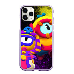 Чехол iPhone 11 Pro матовый Otis Pharaotis, цвет: 3D-светло-сиреневый