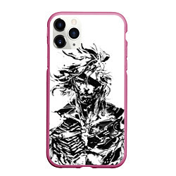 Чехол iPhone 11 Pro матовый Metal Gear Rising: Revengeance, цвет: 3D-малиновый