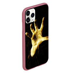 Чехол iPhone 11 Pro матовый System of a Down дебютный альбом, цвет: 3D-малиновый — фото 2