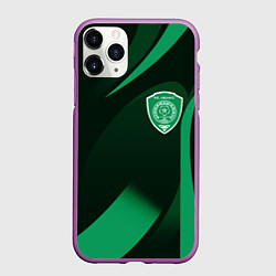 Чехол iPhone 11 Pro матовый Футбольный клуб АХМАТ ЧЕЧНЯ, цвет: 3D-фиолетовый