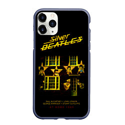 Чехол iPhone 11 Pro матовый Silver Beatles At Home 1960, цвет: 3D-серый