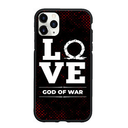 Чехол iPhone 11 Pro матовый God of War Love Классика, цвет: 3D-черный