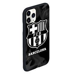 Чехол iPhone 11 Pro матовый Barcelona Sport на темном фоне, цвет: 3D-черный — фото 2