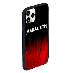 Чехол iPhone 11 Pro матовый Megadeth Red Plasma, цвет: 3D-черный — фото 2