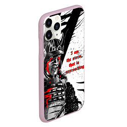 Чехол iPhone 11 Pro матовый Samurai Casey Edwards - Bury the Light Vergils Bat, цвет: 3D-розовый — фото 2