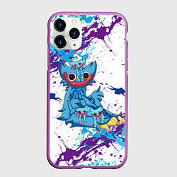 Чехол iPhone 11 Pro матовый POPPY PLAYTIME Мини Хагги, цвет: 3D-фиолетовый