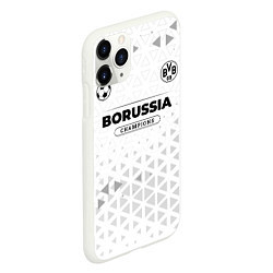 Чехол iPhone 11 Pro матовый Borussia Champions Униформа, цвет: 3D-белый — фото 2