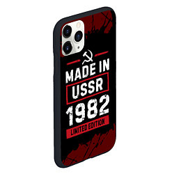 Чехол iPhone 11 Pro матовый Made In USSR 1982 Limited Edition, цвет: 3D-черный — фото 2