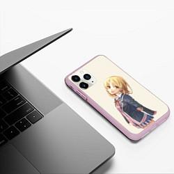 Чехол iPhone 11 Pro матовый Ироха Ишики OreGairu, цвет: 3D-розовый — фото 2