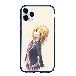 Чехол iPhone 11 Pro матовый Ироха Ишики OreGairu, цвет: 3D-тёмно-синий