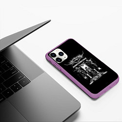 Чехол iPhone 11 Pro матовый BABYMETAL Throne, цвет: 3D-фиолетовый — фото 2