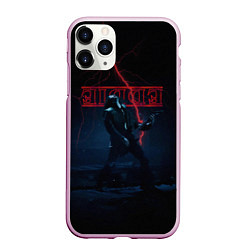 Чехол iPhone 11 Pro матовый EDDIE MUNSON STRANGER THINGS, цвет: 3D-розовый