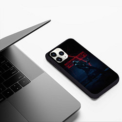Чехол iPhone 11 Pro матовый EDDIE MUNSON STRANGER THINGS, цвет: 3D-черный — фото 2