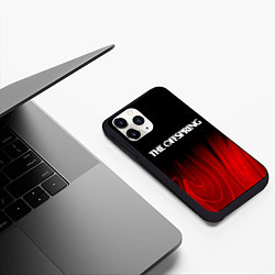 Чехол iPhone 11 Pro матовый The Offspring Red Plasma, цвет: 3D-черный — фото 2