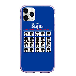 Чехол iPhone 11 Pro матовый The Beatles - A Hard Days Night, цвет: 3D-светло-сиреневый