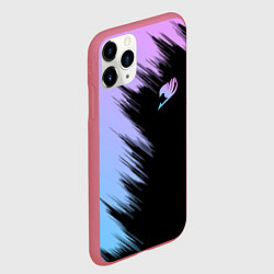 Чехол iPhone 11 Pro матовый Хвост феи - neon, цвет: 3D-малиновый — фото 2