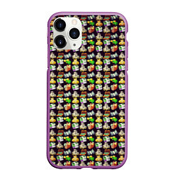 Чехол iPhone 11 Pro матовый Я бизнесмен, цвет: 3D-фиолетовый