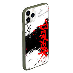 Чехол iPhone 11 Pro матовый БЕРСЕРК : Спортивная форма - Клеймо жертвы, цвет: 3D-темно-зеленый — фото 2