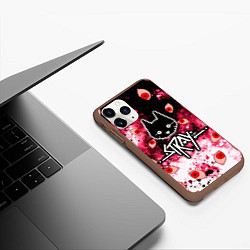 Чехол iPhone 11 Pro матовый STRAY HORROR, цвет: 3D-коричневый — фото 2