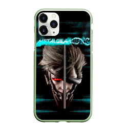 Чехол iPhone 11 Pro матовый Metal Gear Rising Revengeance, цвет: 3D-салатовый