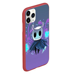 Чехол iPhone 11 Pro матовый Hollow Knight - рыцарь, цвет: 3D-красный — фото 2