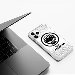 Чехол iPhone 11 Pro матовый The Offspring с потертостями на светлом фоне, цвет: 3D-белый — фото 2