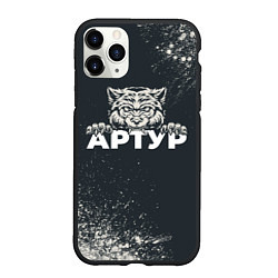 Чехол iPhone 11 Pro матовый Артур зубастый волк, цвет: 3D-черный