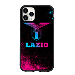 Чехол iPhone 11 Pro матовый Lazio - neon gradient, цвет: 3D-черный