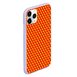 Чехол iPhone 11 Pro матовый Ути ути-пути Красный, цвет: 3D-светло-сиреневый — фото 2