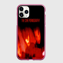 Чехол iPhone 11 Pro матовый Pornography - The Cure, цвет: 3D-малиновый