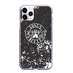 Чехол iPhone 11 Pro матовый Guns-n-roses - краска