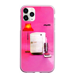 Чехол iPhone 11 Pro матовый Three Imaginary Boys - The Cure, цвет: 3D-розовый