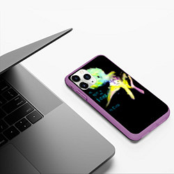 Чехол iPhone 11 Pro матовый The Head on the Door - The Cure, цвет: 3D-фиолетовый — фото 2