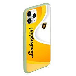Чехол iPhone 11 Pro матовый Lamborghini : sport, цвет: 3D-салатовый — фото 2