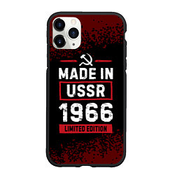 Чехол iPhone 11 Pro матовый Made in USSR 1966 - limited edition, цвет: 3D-черный