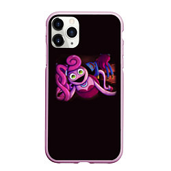 Чехол iPhone 11 Pro матовый Мама длинные ноги с Хагги Вагги из Poppy Playtime, цвет: 3D-розовый