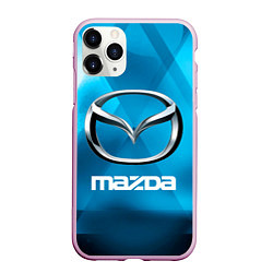 Чехол iPhone 11 Pro матовый Mazda - sport - абстракция, цвет: 3D-розовый