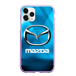 Чехол iPhone 11 Pro матовый Mazda - sport - абстракция, цвет: 3D-сиреневый
