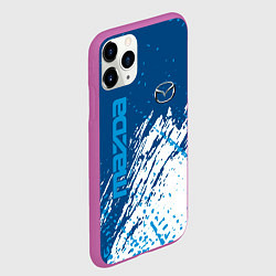 Чехол iPhone 11 Pro матовый Mazda - краска, цвет: 3D-фиолетовый — фото 2