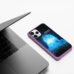 Чехол iPhone 11 Pro матовый STALKER Монолит, цвет: 3D-фиолетовый — фото 2